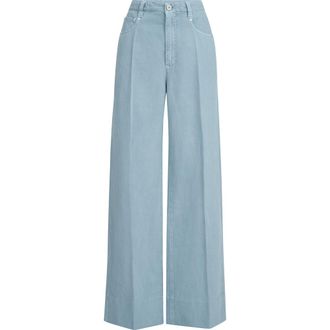 Brunello Cucinelli Loose trousers in Denim at Nordstrom, Size 38 It