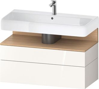 Duravit Qatego Mueble Bajo Lavabo, 1 Extra&iacute;ble Y 1 Caj&oacute;n, - Duravit