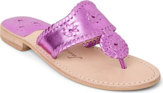 Jack Rogers Jacks Flat Sandal in Magenta at Nordstrom, Size 5.5