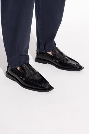 Ganni Loafer-type Shoes, Womens, Black