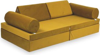 OEM Sof&aacute; De Juegos Montessori Comfort Velvet Gold