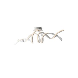 Luce-Ambiente-Design Led Mystral Ceiling Light in White Aluminum 38w 4000k (Natural Light)