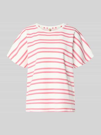 Soyaconcept T-Shirt mit Rundhalsausschnitt Modell BARNI in Rosa, Gr&ouml;&szlig;e XL