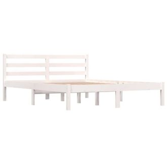 Berkfield Home Beautiful Day Bed Solid Wood Pine 140x190 cm White