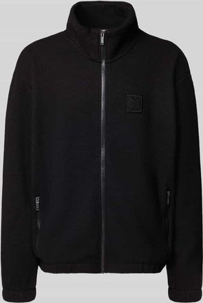 Calvin Klein Fleecejacke aus Woll-Mix in Black, Gr&ouml;&szlig;e XL