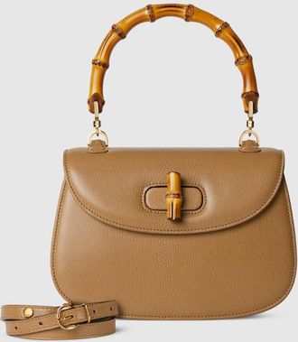 Gucci Bamboo 1947 Small Bag, Beige, Leather