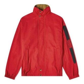 Gucci Reversible Logo Arm Hooded Jacket Red 618902-ZAEOM-6082