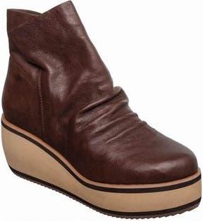 Antelope Flora Platform Wedge Bootie in Coffee at Nordstrom Rack, Size 10
