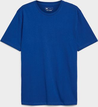 Le 31 Mens Colourful 100% organic cotton crew-neck T-shirt Standard fit