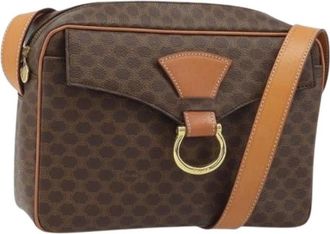 Celine Pre-owned Vintage Schoudertas - Dames - Vintage Schoudertas - Bruin - ONE Size - Leer - Vintage