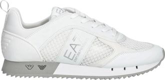 Emporio Armani Zapatillas con detalle de logo y cordones - Shoes - unisex - Blanco - 36 EU