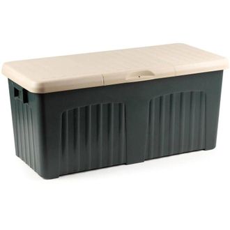 Dmora Baule Asco, Contenitore portaoggetti multiuso, Baule moderno, 100% Made in Italy, 125x57h56 cm, Grigio
