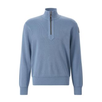 Parajumpers Troyer - Heren - Sweatshirts & Hoodies - Blauw - Maat: L Katoen