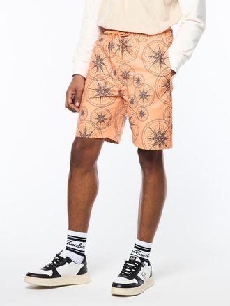 Sergio Tacchini Falito Swim Short in Tangerine at Nordstrom, Size Xxx-Large