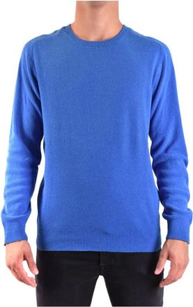Drumohr Truien - Heren - Ronde hals truien - Blauw - 3XL - Katoen - Truien & Vesten