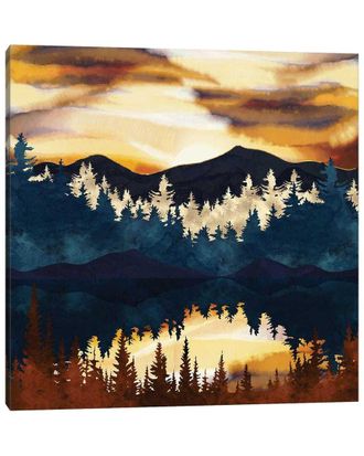 iCanvas Fall Sunset By Spacefrog Designs Wall Art