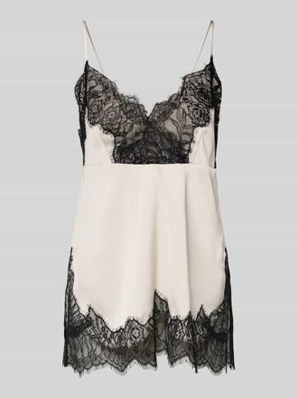 Gestuz Top mit Spitze in Beige, Gr&ouml;&szlig;e 34