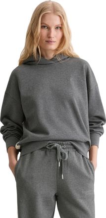 Marc O'Polo Kapuzensweatshirt MARC OPOLO, Damen, Gr. XL, warm granite melange, Sweatware, Obermaterial: 100% Baumwolle, Basic, Rundhals, B&uuml;ndchen, Sweatshirts Kap
