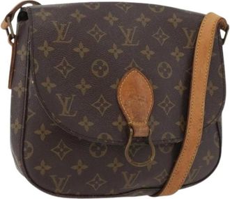Louis Vuitton Pre-owned Cross Body Bags, female, Brown, Size: ONE SIZE Pre-owned Saint Cloud GM Shoulder Bag