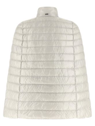 Herno Ultralight Quilted Down Cape Down Jacket - Cream