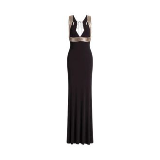 Alberta Ferretti Alberta Ferretti, Maxi Dresses, female, Brown, Size: L Abito