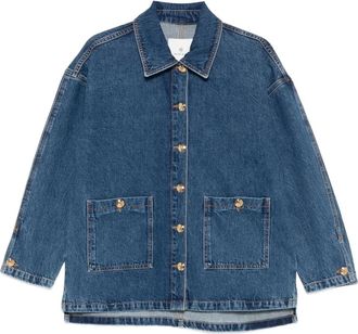 Anine Bing Giacca denim con bottoni - Blu