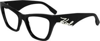 Karl Lagerfeld Kl 6171 001 Optical Frame - Dames - Brillen - Zwart - 54 MM - Accessoires
