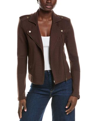 Minnie Rose Knit Moto Jacket