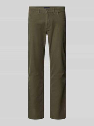 Christian Berg Slim Fit Jeans im 5-Pocket-Design in Schilf, Gr&ouml;&szlig;e 31/32