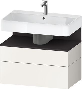 Duravit Duravit - Qatego Mueble Bajo Lavabo, 1 Extra&iacute;ble Y 1 Caj&oacute;n