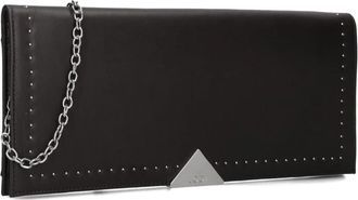 Lodi Elegante Zwarte Clutch voor Vrouwen - Dames - Clutches - Zwart - ONE Size - Wol - Tassen