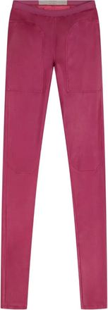 Rick Owens Leggings in pelle - Rosa