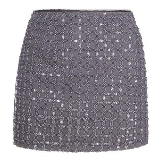 Rotate Rotate Birger Christensen, Dames, Rokken, Grijs, Maat: M Viscose