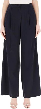 Max Mara Broeken, Dames, Blauw, S, Palazzo Ribes Broek