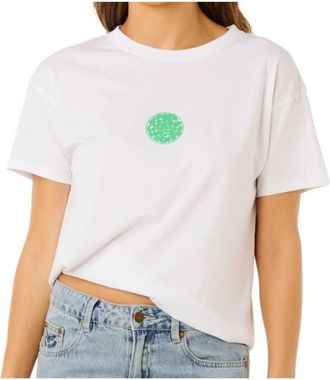 Rip Curl Icons Of Surf Relaxed Tee T-Shirt f&uuml;r Damen | wei&szlig;