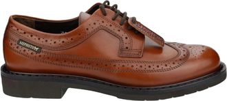 Mephisto Handgemaakte Veterschoen voor Mannen - Heren - Veterschoenen - Bruin - 39 EU - Leer - Schoenen