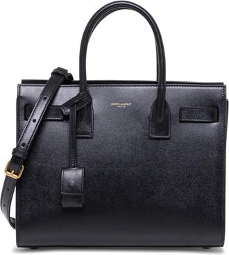 Saint Laurent Sac De Jour Baby Handtas - Dames - Handtassen - Zwart - ONE Size - Leer - Tassen