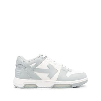 Off-white Sneakers, male, White, Size: 8 US Arrow Logo Leather Sneakers