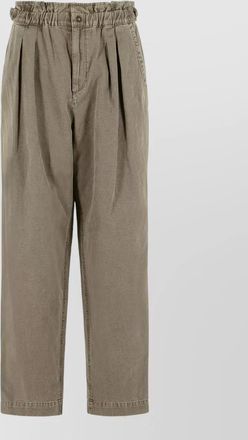 Isabel Marant neriah cotton linen tailored trousers