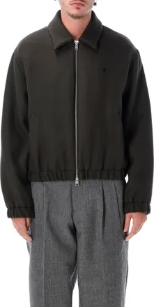 Ami Black Adc Boxy Denim Jacket