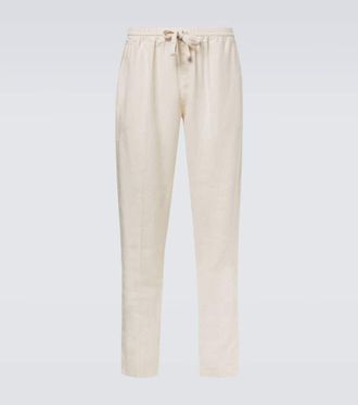 Fedeli Bonifacio linen tapered pants