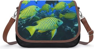 Generic Scuba Diver Crossbody Bags for Women Fashion Leather Shoulder Handbags With Adjustable Strap