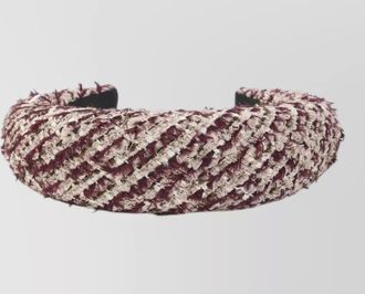 Maison Michel tweed headband
