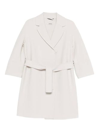 Max Mara self-tie coat - Neutrals