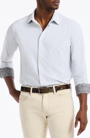 Robert Graham Thurston Paisley Knit Button-Up Shirt in White at Nordstrom Rack, Size Xxx-Large