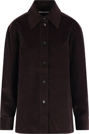 Co Giacca-camicia a coste - Marrone