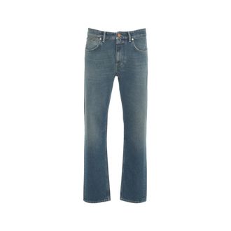 Closed Closed, Straight Jeans, male, Blue, Size: W31 Modern Straight Cut Jeans in Blue