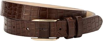 J.McLaughlin J. McLaughlin Allegra Croc-Embossed Leather Belt
