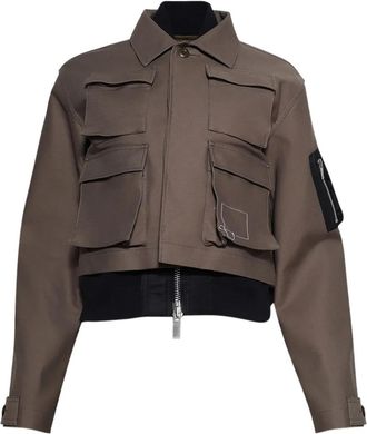 sacai Giacca multi-tasche - Marrone