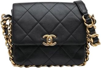 Chanel Borsa a tracolla trapuntata Pre-owned - - Pre-owned - Donna - Nero - ONE SIZE